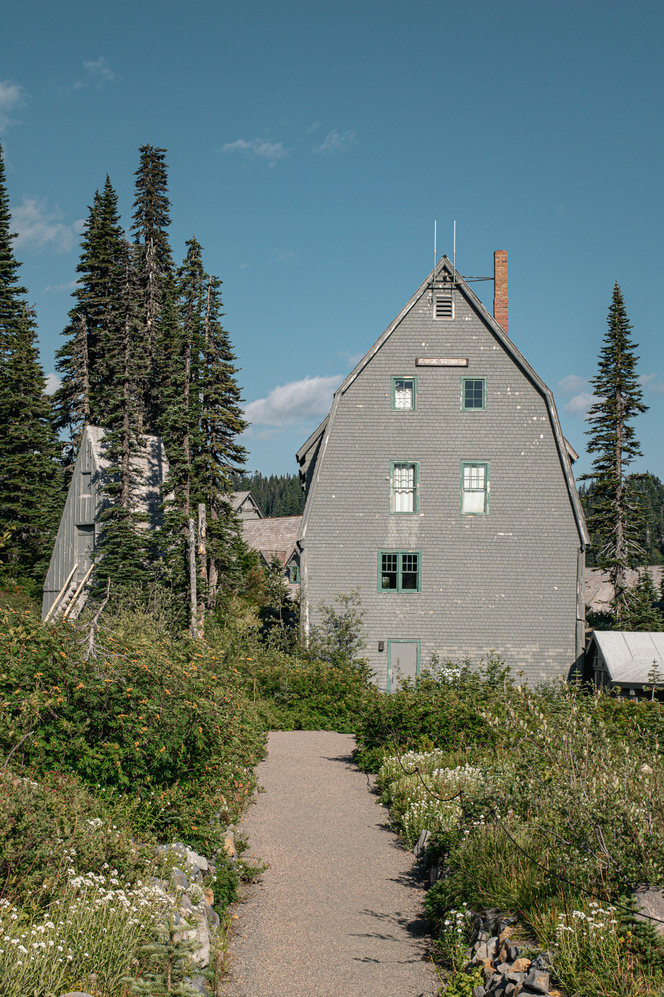 old house at the top of mt rainier