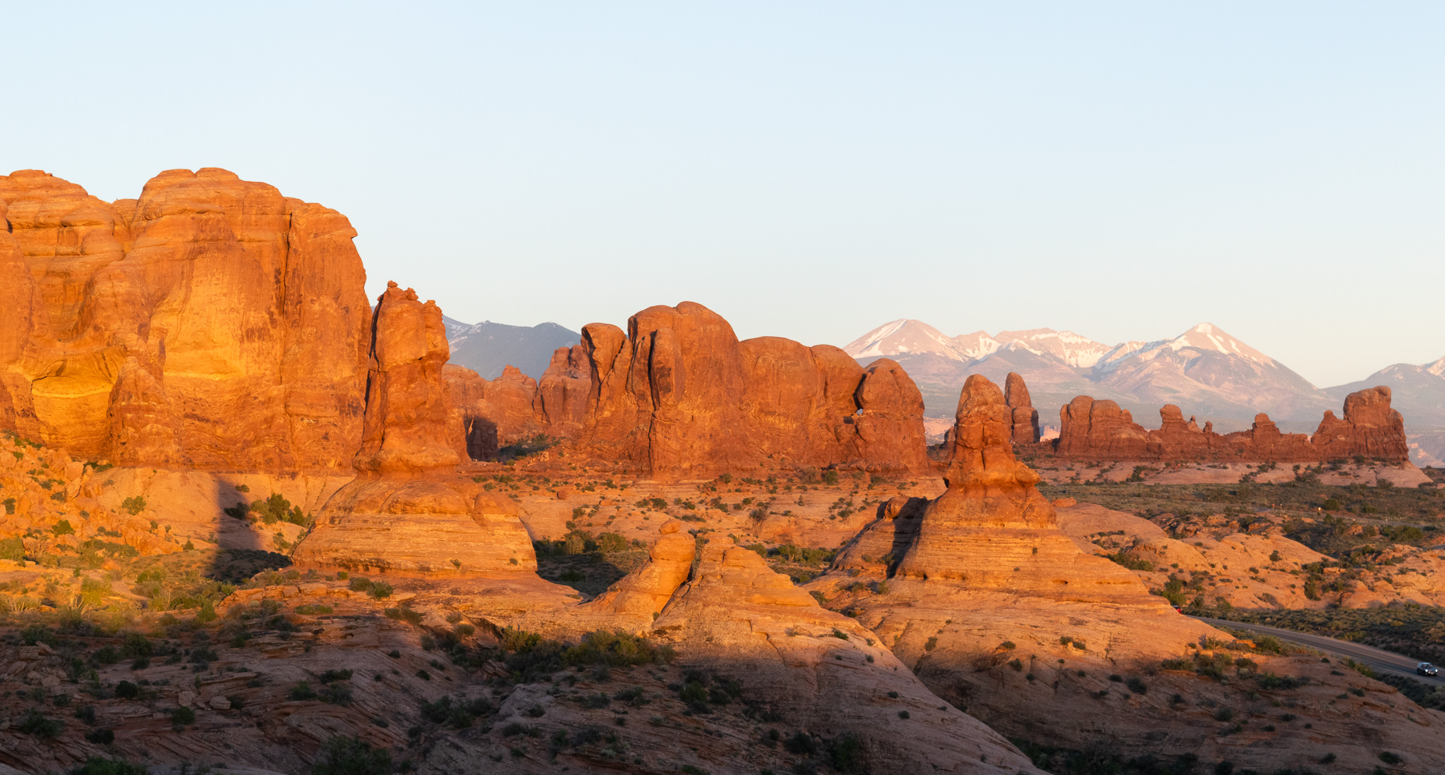 sunset Garden of Eden - Arches National Park, Utah