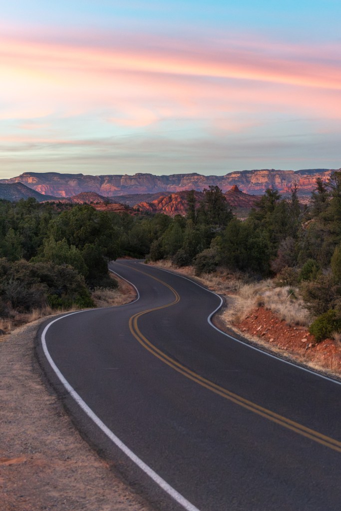 Sunset Road - Sedona, Arizona