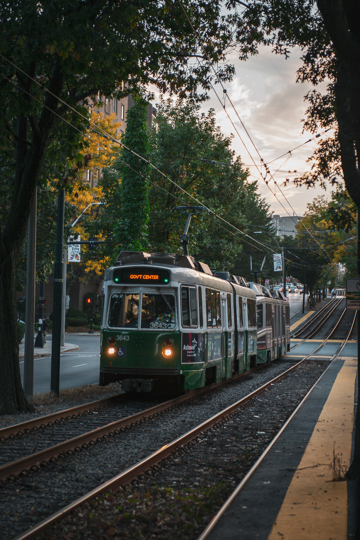 The Green Line - Brookline, Massachusetts