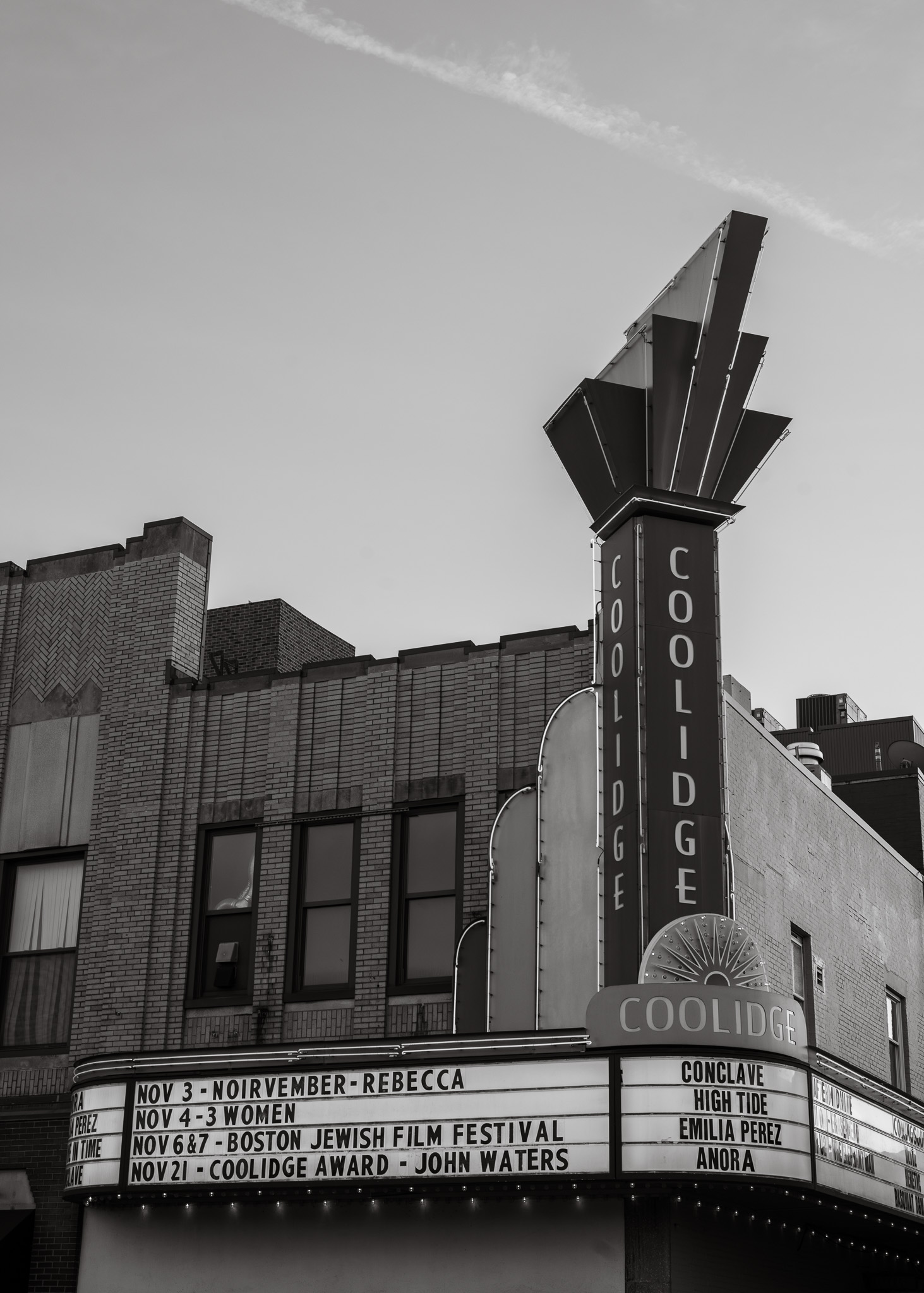 Coolidge Corner Theater B&W - Brookline MA